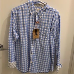 Heritage Weatherproof Brand light blue button up